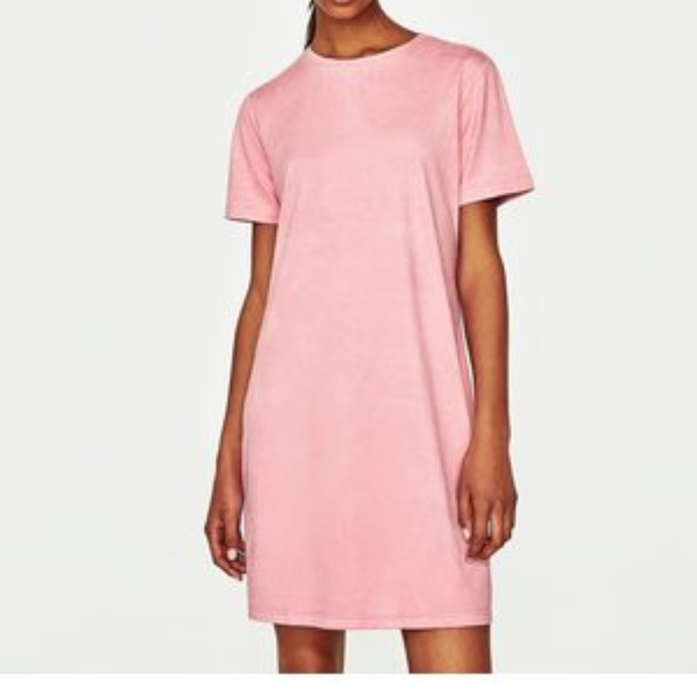 Zara Suede Effect Dress